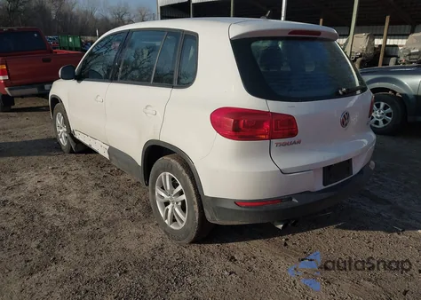 2013 Volkswagen Tiguan S from USA, damaged, VIN WVGAV7AX9DW554744